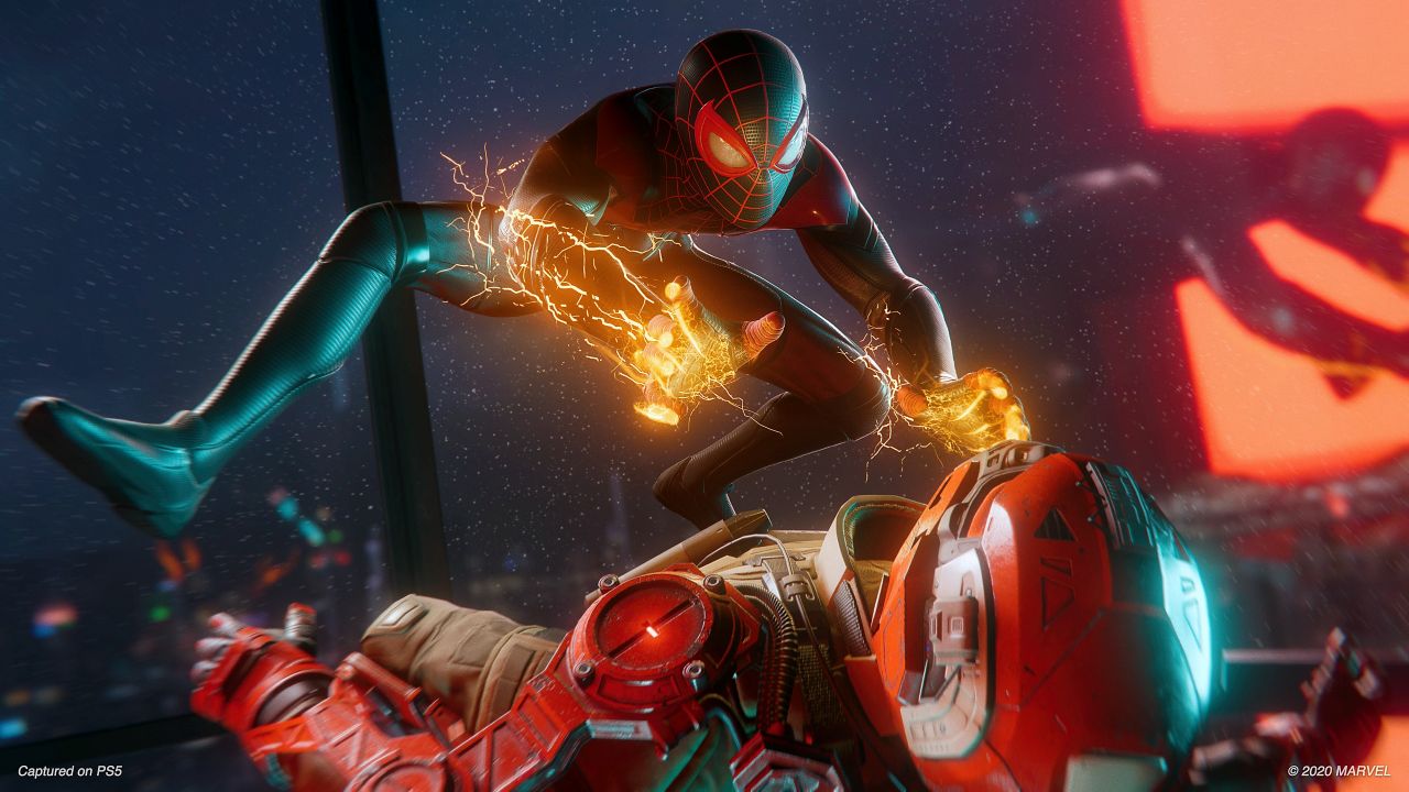 Игра Marvel's Spider-Man: Miles Morales для PS4 (Blu-ray диск) RUS Б/У